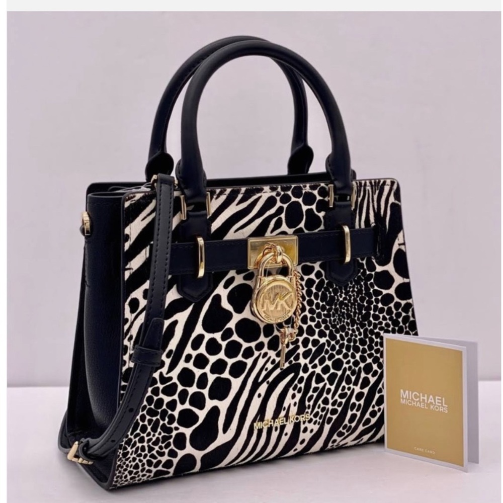 NWT Michael Kors Hamilton small Satchel leather